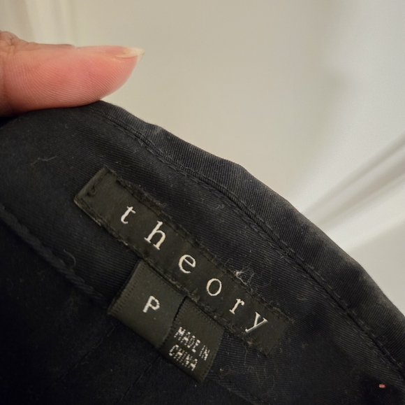 Theory Cropped Belted Jacket - Picture 7 of 7